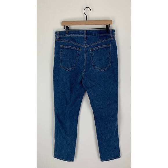 Abercrombie Ultra High Rise 90s Slim Straight Jeans Womens Size 32 / 14 New - Picture 10 of 13